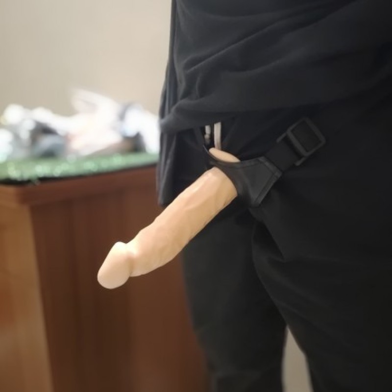 Silicone Jumbo Belt Condom 7 inch